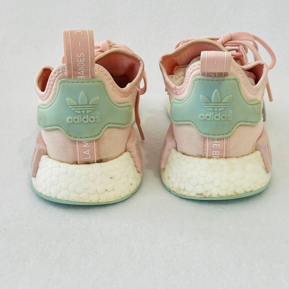 Adidas Originals NMD R1 Womens 7.5 Shoes Pink Knit Soft Body Low Top Sneakers - Picture 12 of 12